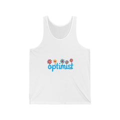Optimist Floral Tank Top — Positive Vibes Summer Tank