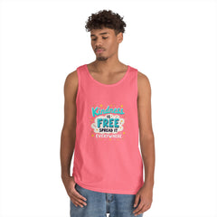 Kindness Is Free Tank Top — Spread It Everywhere Inspirational Graphic