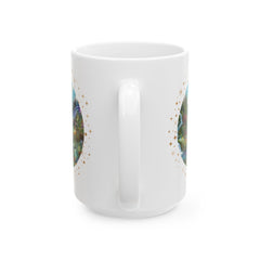 "Find Magic in the Journey" Ceramic Mug — Whimsical Spirit Design (11oz & 15oz)