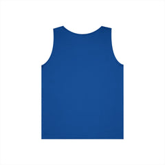 Optimist Floral Tank Top — "optimist" Retro Flower Graphic