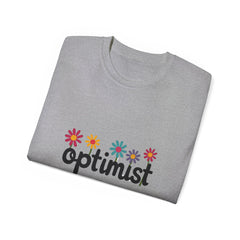 Optimist Floral Tee — Positive Vibes Flower T-Shirt