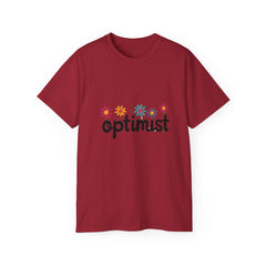 Optimist Floral Tee — Positive Vibes Flower T-Shirt