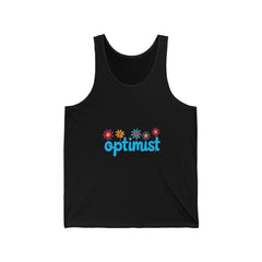 Optimist Floral Tank Top — Positive Vibes Summer Tank