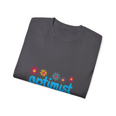 Optimist Floral Tee — "optimist" Graphic T-Shirt