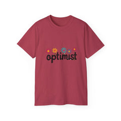 Optimist Floral Tee — Positive Vibes Flower T-Shirt