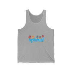 Optimist Floral Tank Top — Positive Vibes Summer Tank