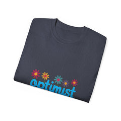 Optimist Floral Tee — "optimist" Graphic T-Shirt