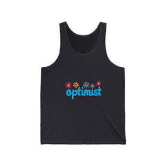 Optimist Floral Tank Top — Positive Vibes Summer Tank