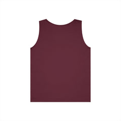 Optimist Floral Tank Top — "optimist" Retro Flower Graphic