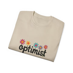 Optimist Floral Tee — Positive Vibes Flower T-Shirt