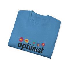 Optimist Floral Tee — Positive Vibes Flower T-Shirt