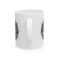 "Find Magic in the Journey" Ceramic Mug — Whimsical Spirit Design (11oz & 15oz)