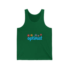 Optimist Floral Tank Top — Positive Vibes Summer Tank