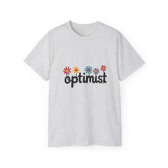 Optimist Floral Tee — Positive Vibes Flower T-Shirt