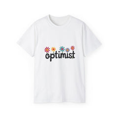 Optimist Floral Tee — Positive Vibes Flower T-Shirt