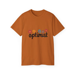 Optimist Floral Tee — Positive Vibes Flower T-Shirt