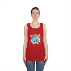 Kindness Is Free Tank Top — Spread It Everywhere Inspirational Graphic