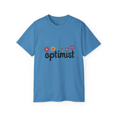 Optimist Floral Tee — Positive Vibes Flower T-Shirt