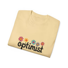 Optimist Floral Tee — Positive Vibes Flower T-Shirt