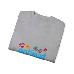 Optimist Floral Tee — "optimist" Graphic T-Shirt