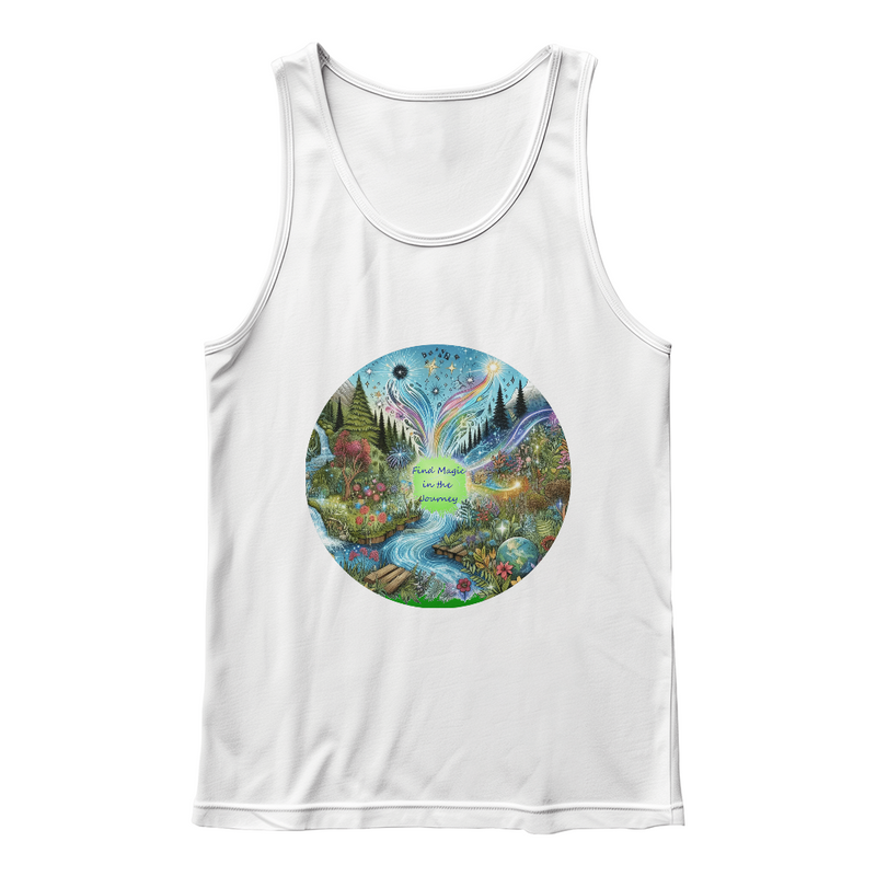 Find Magic in the Journey Tank Top Graphic