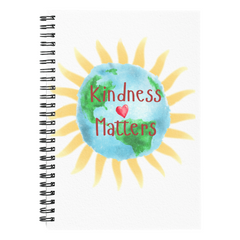 Kindness Matters Spiral Notebook